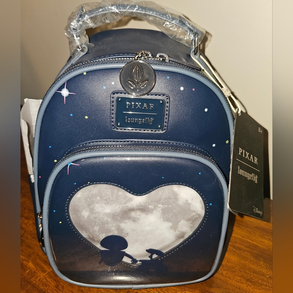 NWT Loungefly Disney Pixar WALL-E Heart Moon Mini Backpack - BoxLunch Exclusive